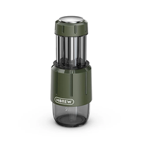 [EU Direct] HiBREW H4D Portable Manual Espresso Maker 2-in-1 NS Capsules & Ground Coffee 8~15 Bar Waterproof Campact Han