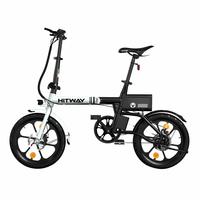 [EU Direct] HITWAY BK35 Electric Bike 36V 6AH Battery 250W Motor 16inches 25-60KM Max Mileage 120KG Max Load Electric Bi
