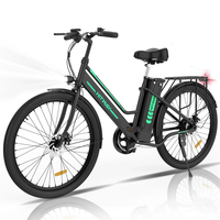 [EU DIRECT] HITWAY BK8S Electric Bike 36V 8.4Ah Battery 250W Motor 26inches Tires 35-70KM Max Mileage 120KG Max Load Ele