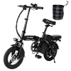 [EU Direct] HONEY WHALE S6-S Electric Bike 48V 10.4Ah Battery 350W Motor 14inches Tires 30-40KM Max Mileage 125KG Max Lo