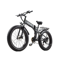 [EU DIRECT] JINGHMA R5 Electric Bike 1000W Motor 48V 14Ah Single Battery 26*4.0inch Tires 21-Speed 40-50KM Mileage 180KG