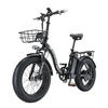 [EU DIRECT] KETELES KF9 Electric Bike 1000W Motor 18AH Battery 20inch Tires Oil Brake Color Display 60-70KM Max Mileage