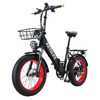 [EU DIRECT] KETELES KS9 Electric Bike 48V 18AH Battery 1000W Motor 20*4.0inch Tires 65KM Max Mileage 200KG Max Load Fold