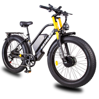[EU DIRECT] KETELES XF4000 Electric Bike 48V 23AH Removable Battery 1000W*2 Dual Motors Recommended Top Speed 25KM/H 26i