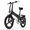 [EU Direct] LANKELEISI G660 Electric Bike 48V 12.8AH 500W Folding Moped Electric Bicycle 20 Inches 80-100km Mileage Rang