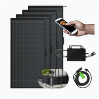 [EU Direct] LANPWR 4*180W Flexible Solar Panel + 800W Solar Inverter Kit With Smart App,  2M Socket Cable,  for Balcony Po