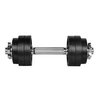 [EU DIRECT] LIFEFIT Dumbbell 10kg 30mm Steel Dumbbells for Fitness Body Building Large Equipment Weightlifting Lifting W