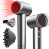 [EU Direct] Micollme H6S 1600W High Power Hair Dryer PowerfulEfficient Styling Tool With 2 Nozzles 300 Million Negativ