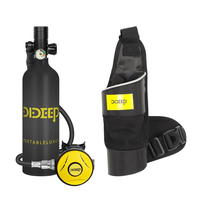 [EU Direct] [Off-season Clearance] DIDEEP Portable 1L Mini ScubaAir Oxygen Tank Underwater Diving Set/Equipment Oxygen