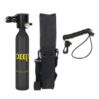 [EU Direct] [Off-season Stockpiling] DIDEEP 0.5L Mini Scuba Tank Kit Portable Oxygen Cylinder Breather Diving Scuba Bott