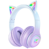 [EU Direct] ONIKUMA B90 Wireless Headset RGB Cat Ear bluetooth Gaming Heaphone 40mm Driver HiFi Bass Sound 55H Playback