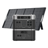 [EU Direct] OUKITEL BP2000 Portable Power Station + OUKITEL B2000 Battery Pack + OUKITEL PV400 Solar Panel,  2048Wh/64000