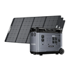 [EU Direct] OUKITEL P5000 Power Station 5120Wh with 400W Solar Panels, 2200W Solar Generator with LiFePO4 Battery,  1.8 Ho