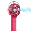 [EU Direct] Portable Handheld Misting Fan,  3000mAh Rechargeable Battery Operated Spray Water Mist Fan,  Foldable Mini Per