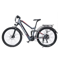 [EU DIRECT] RANDRIDE YS90 Grey Electric Bike 48V 13.6AH 1000W 27.5*2.4 Inch 90KM Mileage Range Max Load 150KG