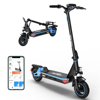 [EU DIRECT] RCB R10S Electric Scooter 48V 16.8Ah Battery 500W Motor 10inch Tires 50KM Max Mileage Range 120KG Max Load F