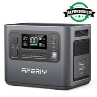 [EU Direct] Refurbished Aferiy P210 2400W 2048Wh Portable Power Station LiFePO4 Battery Solar Generation,  UPS Pure Sine