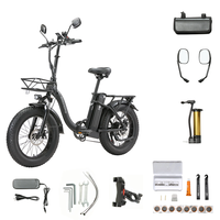 [EU DIRECT] SINOHON B20 Electric Bike 48V 15AH 750W Motor 20inch 80-100KM Max Mileage 150KG Max Load Electric Bicycle