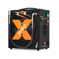 [EU Direct] SMACO Air Compressor 4500Psi/30Mpa High Pressure Air Compressor for Scuba Tank,  Oil-Free & No-noise & Auto-S
