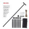 [EU Direct] Tactical Walking Stick G05 Multi-tool Trekking Poles Climbing Mountaineering Stick Extendable Baton Hiking S