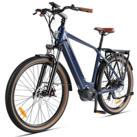 [EU DIRECT] TESWAY C0MET-M Electric Bike 48V 14AH 500W Mid Motor 27.5inch 65-80KM Max Mileage 150KG Max Load Electric Bi