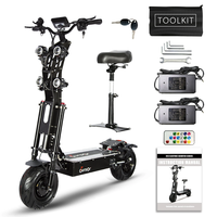 [EU DIRECT] TOURSOR X14 Electric Scooter 60V 50Ah Battery 4000W*2 Dual Motors 14inch Off-road Tires 70-120KM Mileage Ran