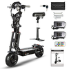 [EU DIRECT] TOURSOR X14 Electric Scooter 72V 40Ah 21700 Battery 5000W*2 Dual Motors 14inch Off-road Tires 70-120KM Milea