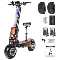 [EU Direct] TOURSOR X8Pro Electric Scooter 60V 38.8AH Battery 4000W*2 Dual Motors 13inch Road Tires Additional 14inch Of