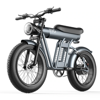 [EU Direct] YYG ZM21 Electric Bike 48V 20AH Battery 1200W Motor 20*4.0inch Double Oil Brake 55-65KM Max Mileage 150KG Ma