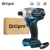[EU Direct]Drillpro Brushless Impact Driver 2700W Maximum Torque 520Nm Speed 2700rpm Equipped with Artificial Leather Gr