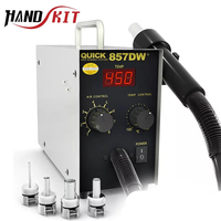 [EU Direct]HANDSKIT 857DW Heat Guns Digital Display Soldering Station Temperature Control Hot Air Gun Portable Home Elec