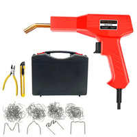 EU Plug Red Portable Plastic Welding Machine Quick and Easy Operation Ergonomic Design Stainless Steel Staples Overheat