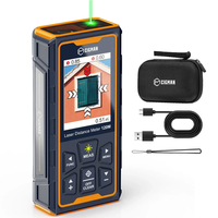 EU US Direct CIGMAN CD-120G Laser Distance Measure 120M 393ft Digital Pointfinder 4x Zoom P2P Technology IP68 Waterproof