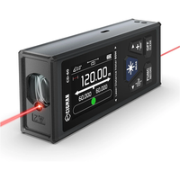EU US Direct CIGMAN CD-60 393ft 120M Dual Laser Distance Meter High Precision Rechargeable Bilateral Unidirectional Meas