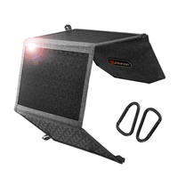 [EU/USA Direct] Foursun 12V 21W Portable Solar Panel with USB Type-C Fast Charging Charger Foldable for Hiking Camping M