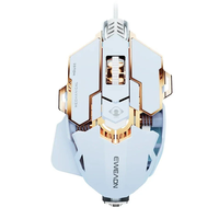 EWEADN G5 Wired Gaming Mouse RGB Light 12800DPI Full Key Macro Programming E-Sports Gamer Mice