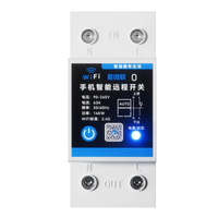 eWelink 63A Din Rail Smart Switch Relay APP Remote Control Timer Inching Function 2P Circuit Breaker SwitchWorks with
