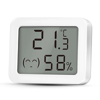 Ewelink Smart Zigbe Temperature Humidity Sensor LCD Display Thermometer Hygrometer APP Remote Control Real-time Monitori