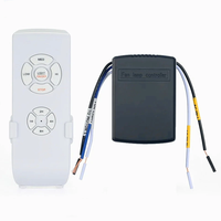 eWelink WiFi Ceiling Fan Lamp Remote Control AC110V 220V Timing Control Switch Adjusted Wind Speed Transmitter with Alex