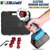 Excellway Rechargeable Hot Melt Machine Cordless PPR Water Pipe Melter Plastic Welding Machine with Replacement Heads 18