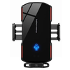 F100 15W Magnetic Car Phone Holder Wireless Fast Charger Infrared Induction Car Air Vent Bracket for iPhone 16 16 Pro 15