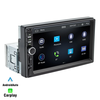 F7018C 7 Inch Touch Screen Single 1DIN MP5 Car Navigation System USB Bluetooth FM Radio Android Auto Apple CarPlay
