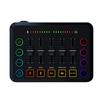 F9 5 Channel Sound Card Singing Voice Changed Colorful Light 48V Phantom Power Professional Tuning Sound Card Live Strea