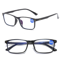 Fashion Anti-blue Light HD Reading Glasses for Men Women Classic Square Comfortable Nose Pad Presbyopia Glasses