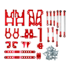 Feiyue FY03 06 WLtoys 12427 12428 Desert Vendor Kit Full Upgrade Accessories 1/12 Rc Car Parts Red