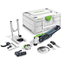 Festool OSC 18 E-Basic-Set Cordless Oscillator Multi Tool Brushless EC TEC Motor High Speed Steel Blade Keyless Quick Ch
