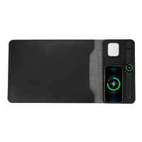 FLD-F8 15W Wireless Charger Fast Wireless Charging Laptop Sleeve Mouse Pad for Smart Phones for iPhone 15 14 13 Pro for