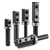 Flush Trim Router Bits 8mm 12mm 1/2" Insert Solid Carbide Flush Trim Bit with H 30mm or 50mm Replaceable Knifves for Woo