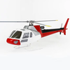 FLY WING Squirrel-AS350 6CH 3D Flying Three Rotor Blade GPS Hover Inverted Hover One Key Return Scale RC Helicopter PNP