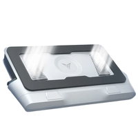 Flydigi BS2 Laptop Cooling Pad 10X Airflow 3000 RPM Fan 36°C Temperature Drop Noise Reduction Auto Speed Adjust Detachab